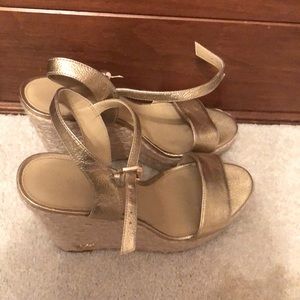 Michael Kors size 8 wedge sandals